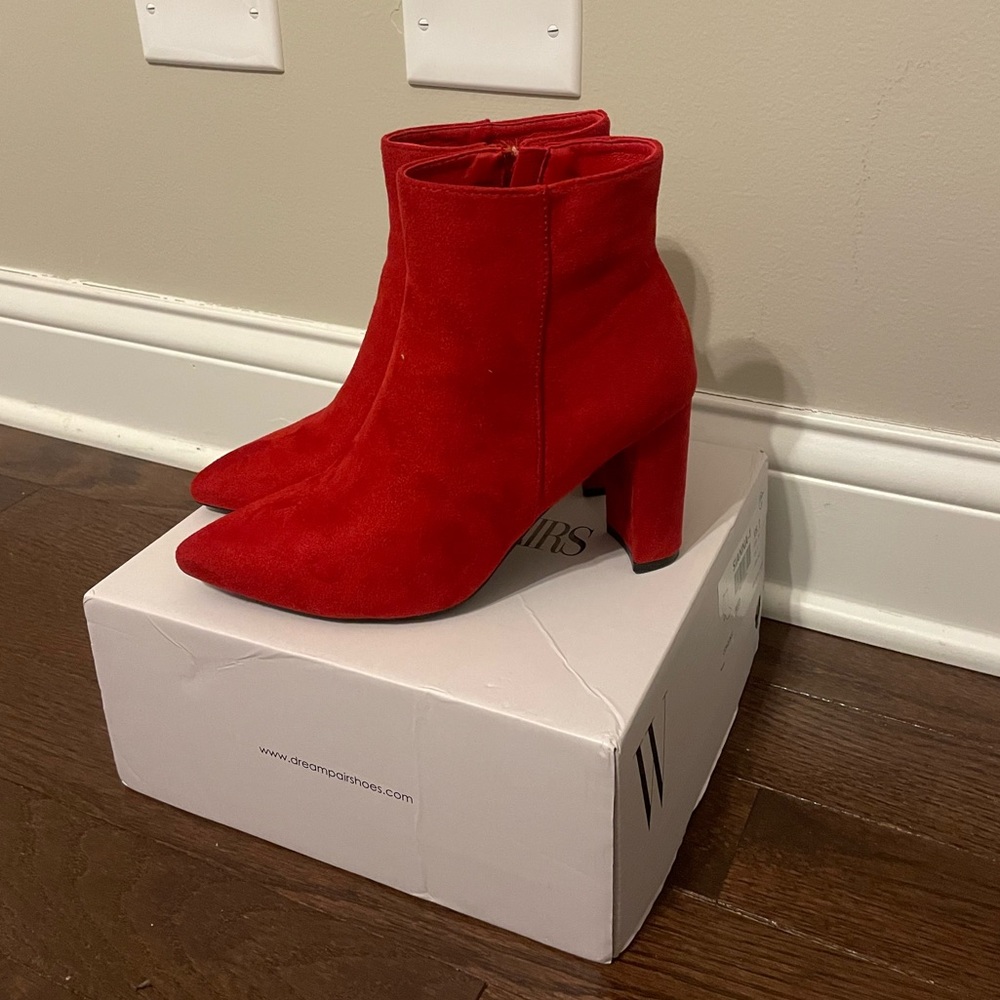 🔴SOLD🔴 Red Booties